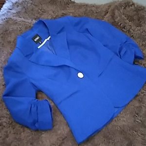 Blue 3/4 sleeve Blazer